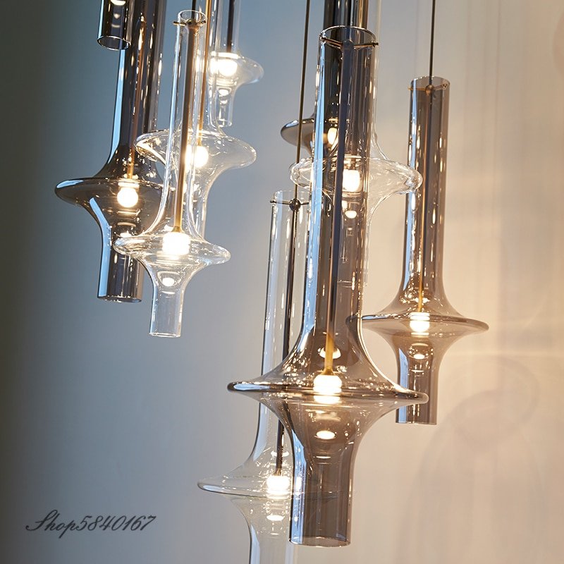 Post Modern Pendant Lamp Nordic Luxury Glass Pendant Light Loft Kitchen Hanging Lamps Bedroom Lamps Pendant Suspension Luminaire 3