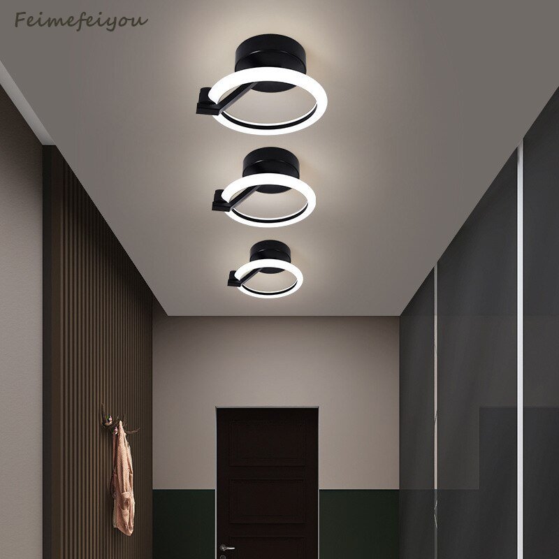 LYFS Modern simple balcony ceiling lamp LED cloakroom entrance hall porch lamp light luxury personality corridor Chandelier 2