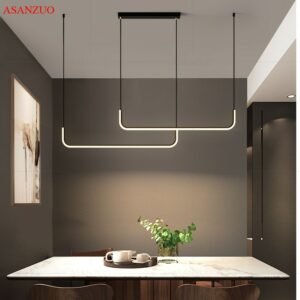 Modern LED Ceiling Chandeliers with Remote Control Table Dining Kitchen Accesories Fixture Hanging Pendant Home Decor Lighting 1