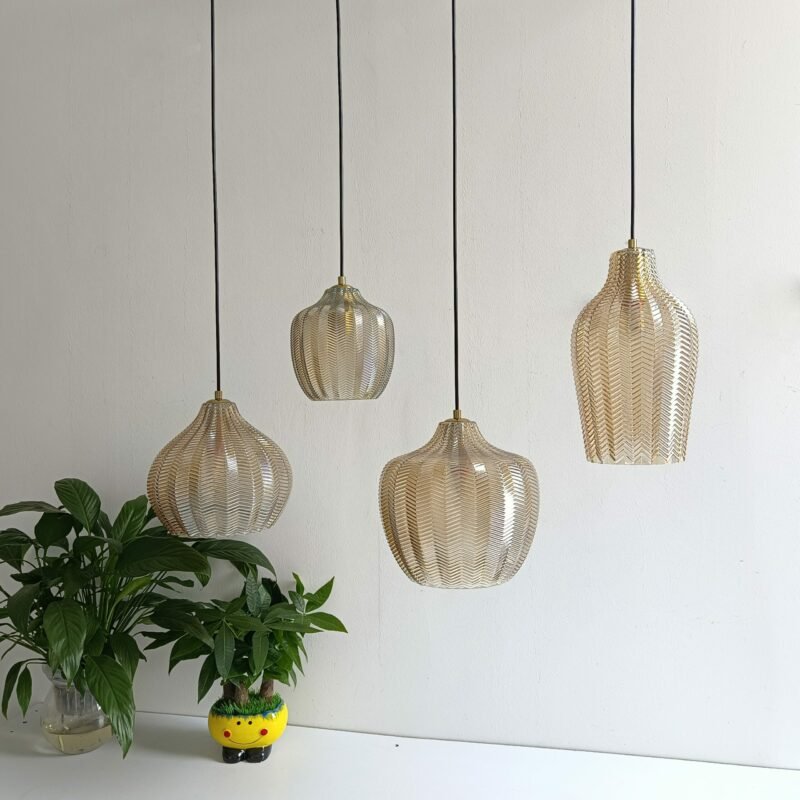 Nordic Pendant Lights Glass Hanging Lamp Kitchen Light Fixtures Restaurant Bedroom Bedside Pendant Lamp 4