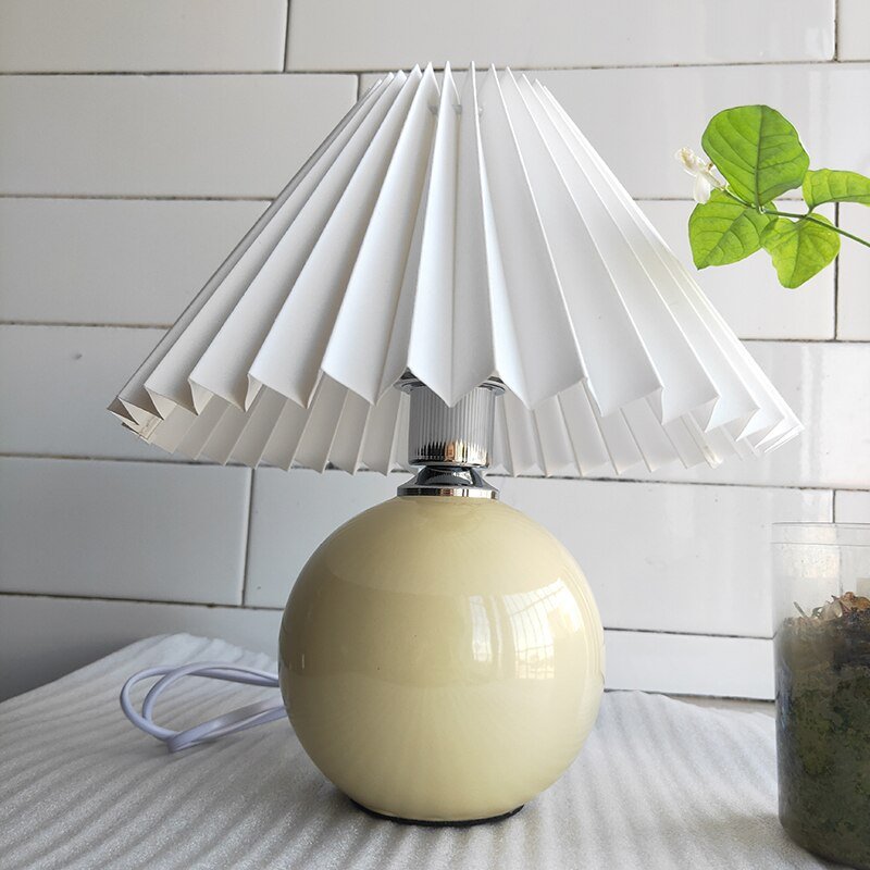 Japanese Style Pleated Lampshade Pleats Cover DIY Table Lamp Desk Lamp Standing Lamp Covers Suitable for E27 Lamp Holder Deco 4