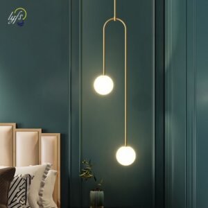Nordic LED Pendant Lights Indoor Lighting Hanging Lampled For Home Bedside Lamp Kitchen Dining Tables Living Room Decoration 1