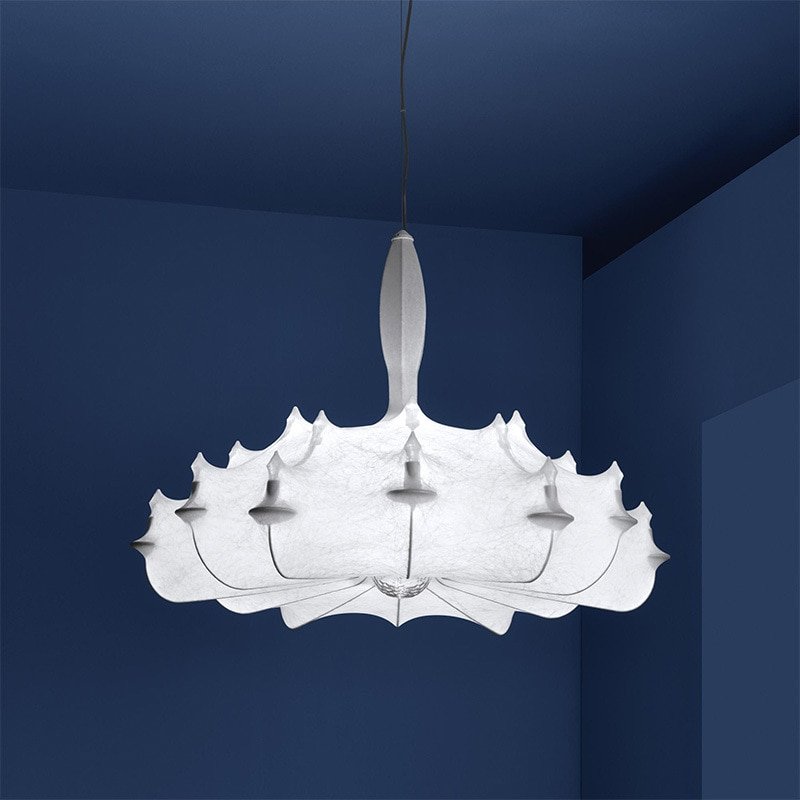 Nordic Pendant Lights Postmodern Silk Hanglamp For Living Room Bedroom Dining Room Home Decor Luminaire E27 Loft Hanging Lamp 1