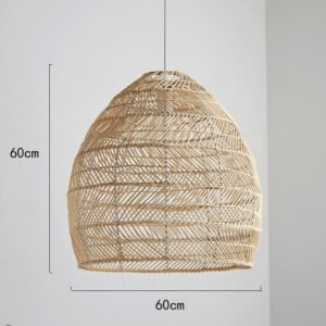 New Chinese Pendant Lights Natural Rattan Lamp Deco Hand Make Hanging Lamps for Living Room Dining Room Light Fixture Hanglamp 1