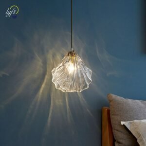 Shell Crystal LED Pendant Lights Wall Lamp Nordic Indoor Lighting Living Room Decoration Dining Tables Bedroom Bedside For Home 1