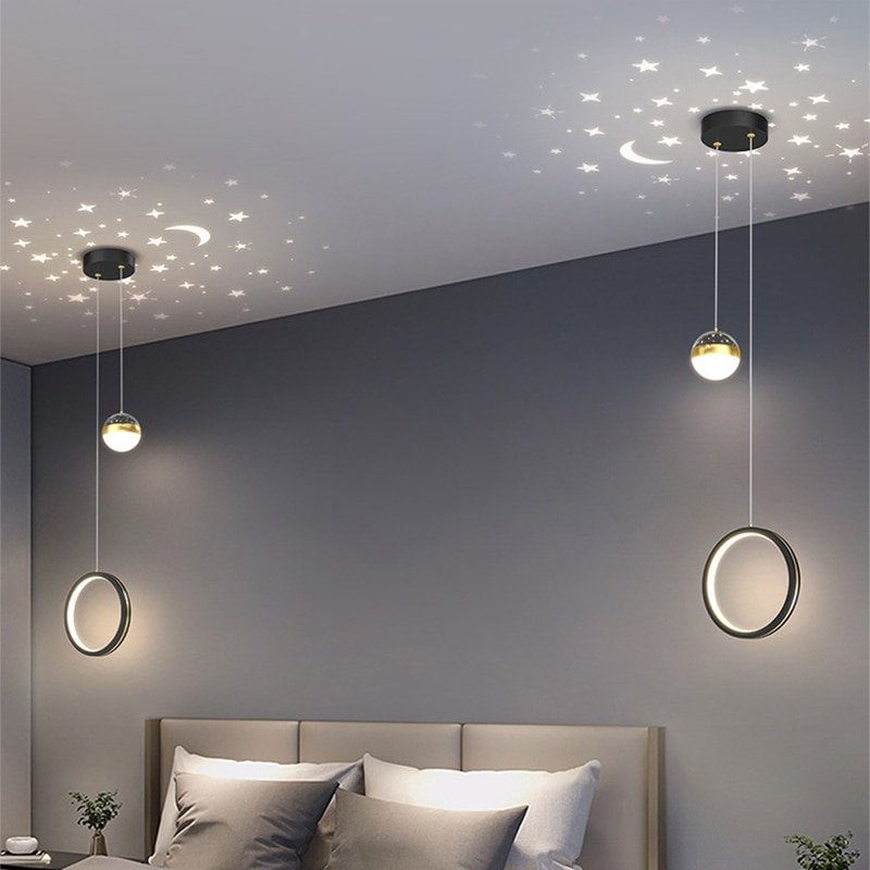 Modern LED Pendant Light Indoor Lighting For Home Bedroom Bedside Lights Living Room Dining Table Aisle Decoration Hanging Lamp 3