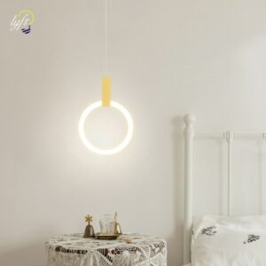LED Nordic Pendant Lights Hanging Lamp Indoor Lighting Home Decoration For Dining Table Living Room Aisle Bedroom Bedside Light 1
