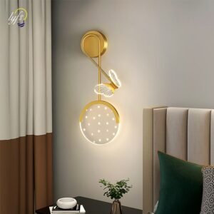 Butterfly LED Wall Lamp Indoor Lighting For Home Bedside Nordic Children Wall Bed Sconce Light Living Room Bedroom Decoration 1