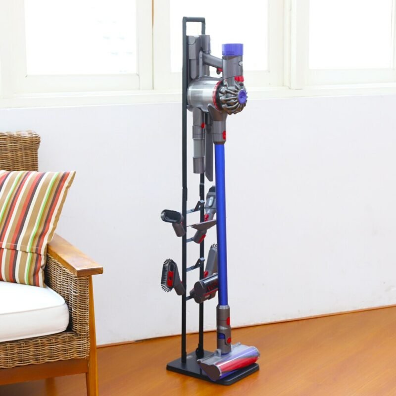 Floor Vacuum Cleaner & Accessories Storage Stand Cordless Display Holder No Wall Drilling for Dyson DC58 DC59 V6 V7 V8 V10 2