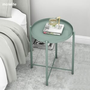 Nordic Simple Side Table Modern Minimalist Small Coffee Table Nordic Living Room Sofa Corner Table Round Balcony Side Table 1
