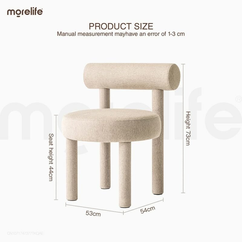 Nordic designer dining chair creative makeup chair dressing stool luxury modern simple hotel leisure chair furniture 6