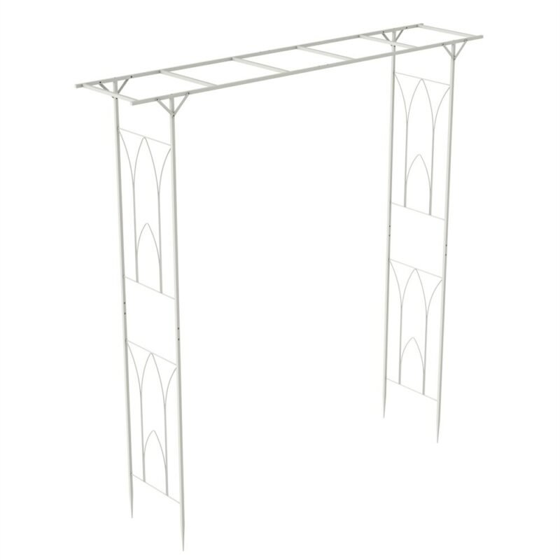 Pergola Square Metal Wreath Arch Backdrop Stand Wedding Events Outdoors Wedding Metal Backdrop Stand 3