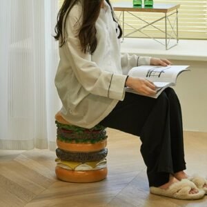 Modern Minimalist Stool Burger Corn Creative Shoe Changing Net Red Ins Wind Seat Living Room Decoration Ornaments Dropshipping 1