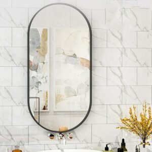 Nordic Wall Mirror Makeup Glass Aesthetic Large Decorative Mirror Bathroom Cosmetic Espelhos Decorativos House Accessories 1