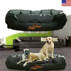Waterproof XXL Extra Large Jumbo Orthopedic Sofa Dog Bed Pet Mat Kennel Washable Basket Pillow Comfy Bed 1
