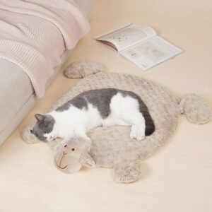 FULLOVE Four Seasons Universal Home Pet Mat Soft Comfortable Cat Sleeping Mat Exquisite Washable Plush Pet Furniture 2023 New 1