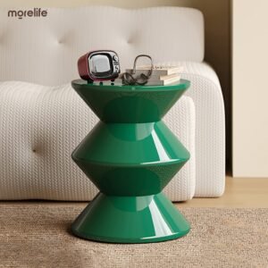 Round Coffee Table Plastic Nordic Small tea table Living Room Sofa Side Table Hallway Shoes Stool Balcony Small Desk Nightstands 1