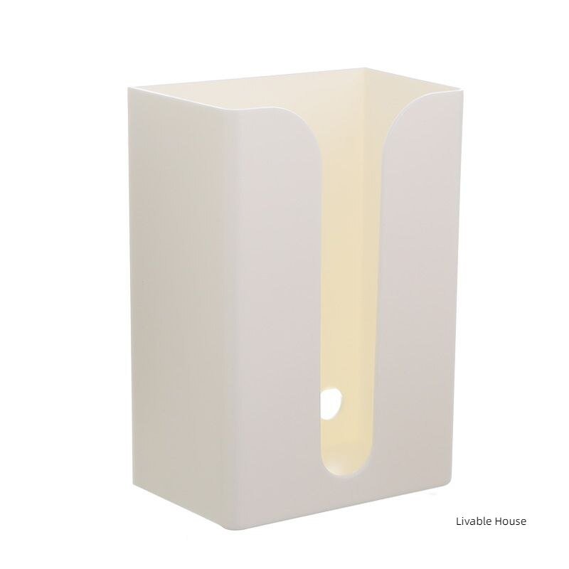 Wall-mounted tissue holder on the wall of the paper drawer Creative simple plastic multifunctional toilet tissue box 5