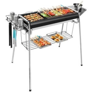 Thickened Barbecue Stove Charcoal Household Stainless Steel Barbecue Grill Outdoor Charcoal Grill Stove Outdoor Barbecue Rack 1