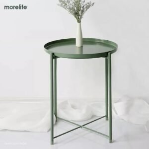 Nordic Simple Side Table Modern Minimalist Small Coffee Table Nordic Living Room Sofa Corner Table Round Balcony Side Table 1
