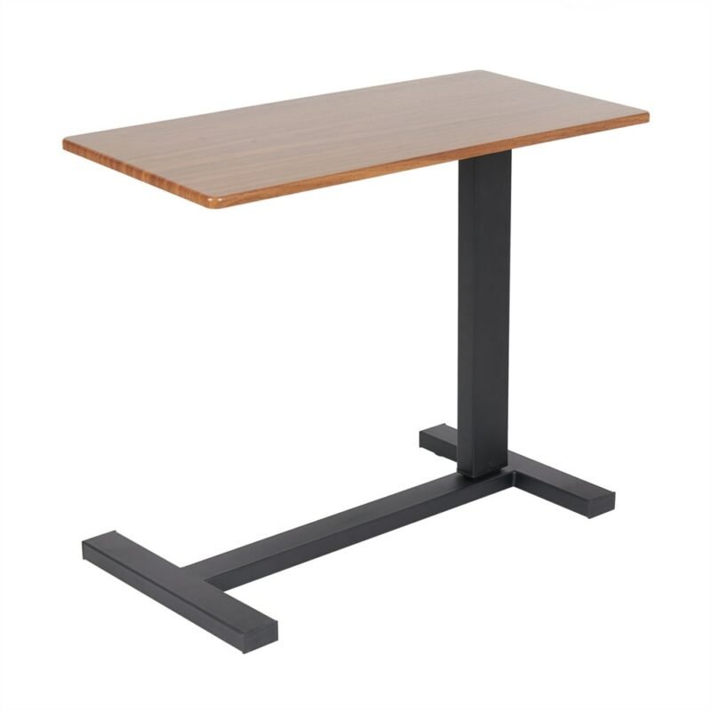 Large Rolling Overbed Laptop Desk Height Adjustable Table Stand for Hospital US Bedside Tray 5