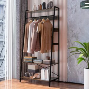 Heavy Duty Large Metal Clothes Rail Storage Garment Shelf Hanging Display Stand Rack 1