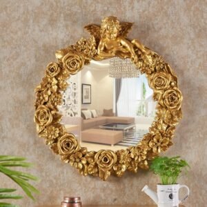 Decorative Wall Mirror Home Decoration Accessories Macrame Bathroom Mirror Makeup Espejo Shoehorn Decoration Home Decor 1