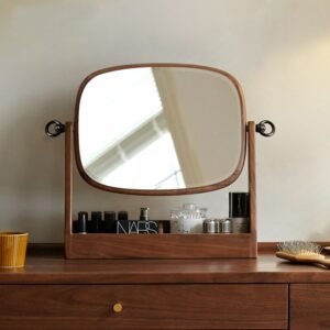Makeup Vanity Room Decor Mirrors Bedroom Aesthetic Vintage Table Bathroom Mirror Nordic Espejos Con Luces Nursery Room Decor 1