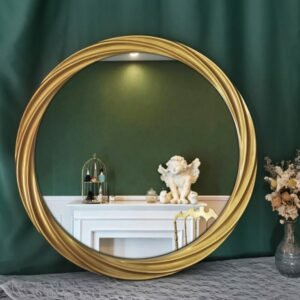 Makeup Luxury Round Wall Mirror Vintage Vanity Decorative Wall Mirrors Bathroom Espejos Para Maquillaje Home Design Exsuryse 1