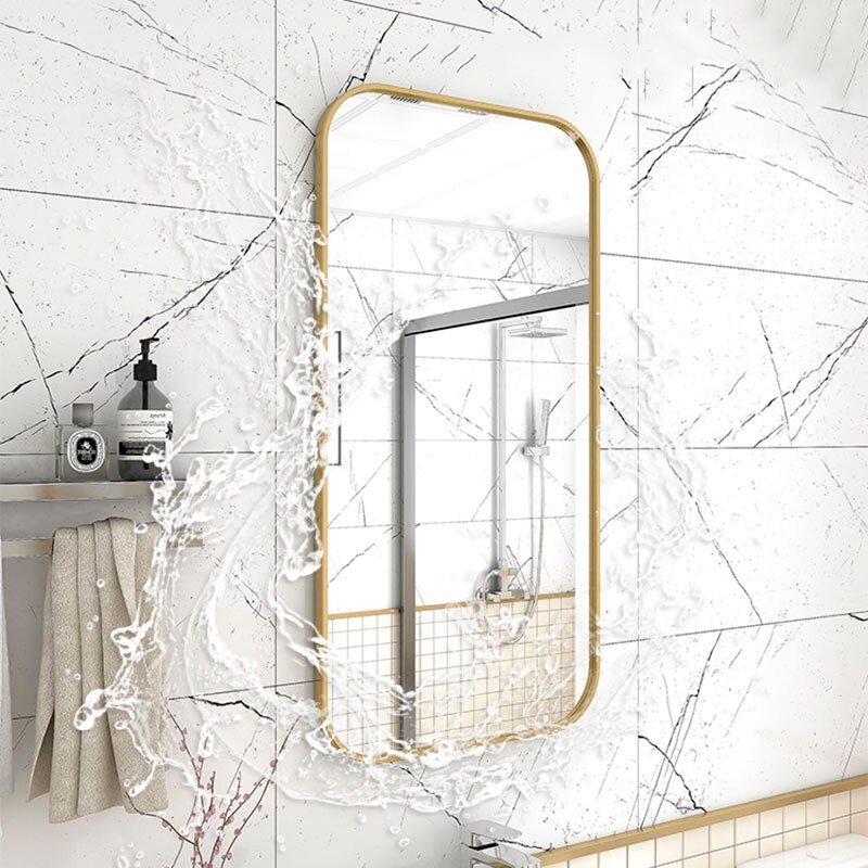 Rectangle Wall Decorative Mirror Nordic Bathroom Large Full Body Mirror Aesthetic Bedroom Espejo Pared Bedroom Accessories 4