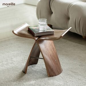 Nordic Danish Creative Design Chair Butterfly Chair Stool Side table Corner table Living Room Stool Shoe changing Art-Stool 1