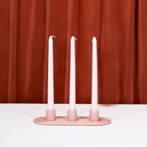 Ceramic Candle Holders Decorative Ornaments Centripetal  Candlesticks Wedding Party Dinner Table 1