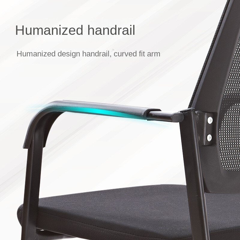 Four Leg Office Conference Chair Foldable With Armrests Home Computer Chair High-quality Mesh Multi-functional Leisure Chair New 3