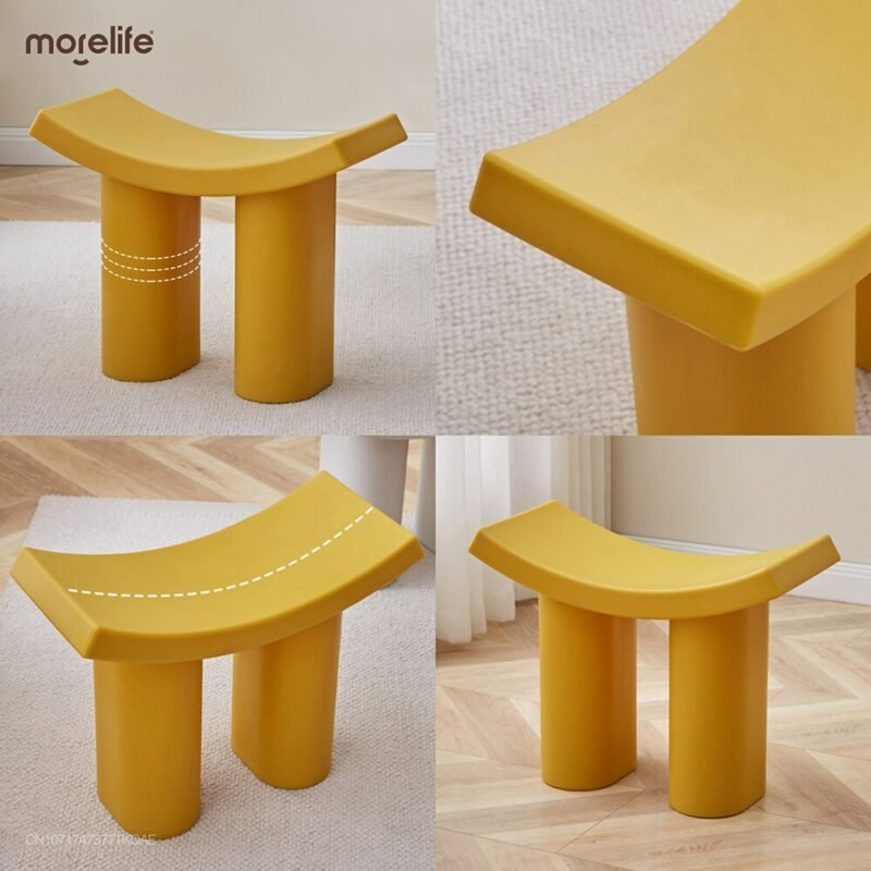 Nordic Footstool Creative Small Flying Elephant Stool Household Special-shaped Low Stool Modern and Simple Shoe Changing Stool 6