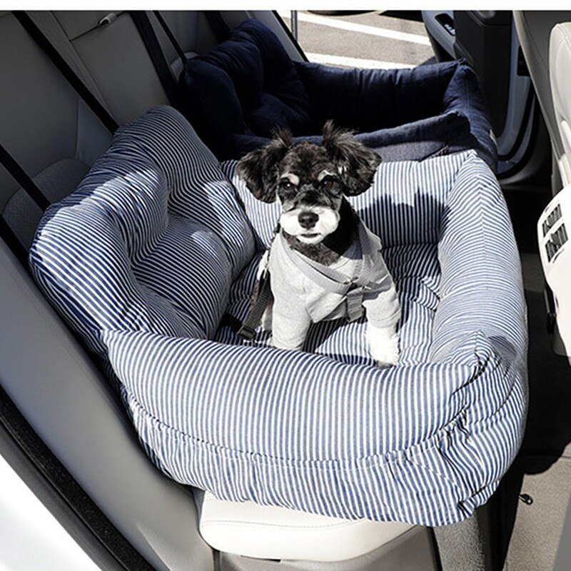 Small And Medium-sized Dog Teddy Dog Kennel In Winter To Keep Warm To Unpick And Wash A Nest Of Dual-use Pet Car Safety Seat Pad 2