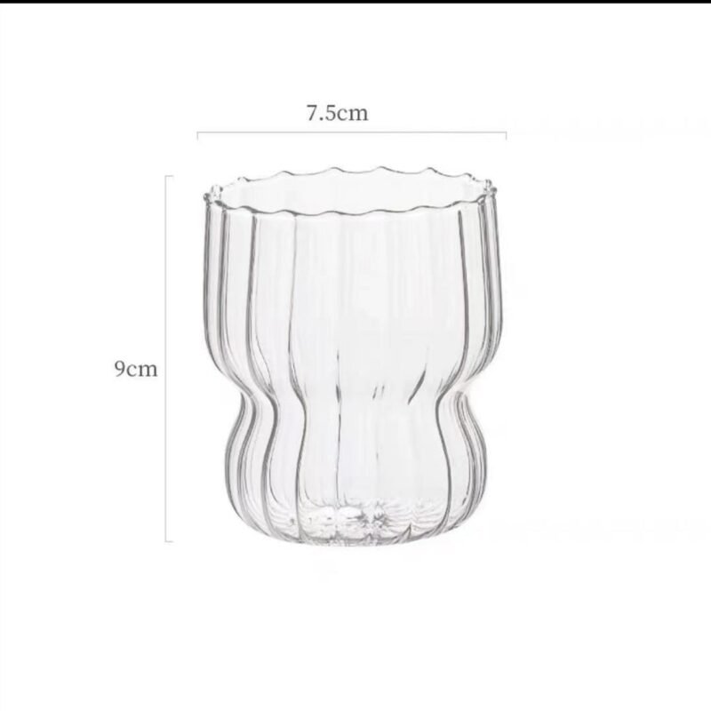 Lazzy House Cute Girl Ins Fat Cups Household Ice Cream Cup Milk Breakfast Oatmeal Mug High Temperature Resistant Glass Water Cup 6