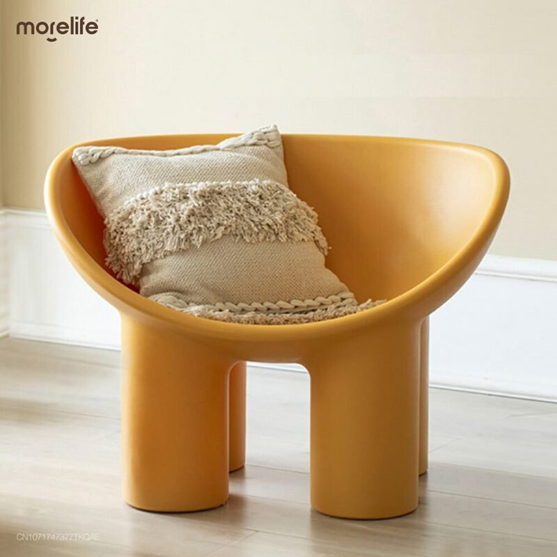 Nordic Designer Elephant Leg Chair Internet-Popular Homestay Single-Seat Sofa Chair Creative Comfort Outdoor Recliner Morelife 3