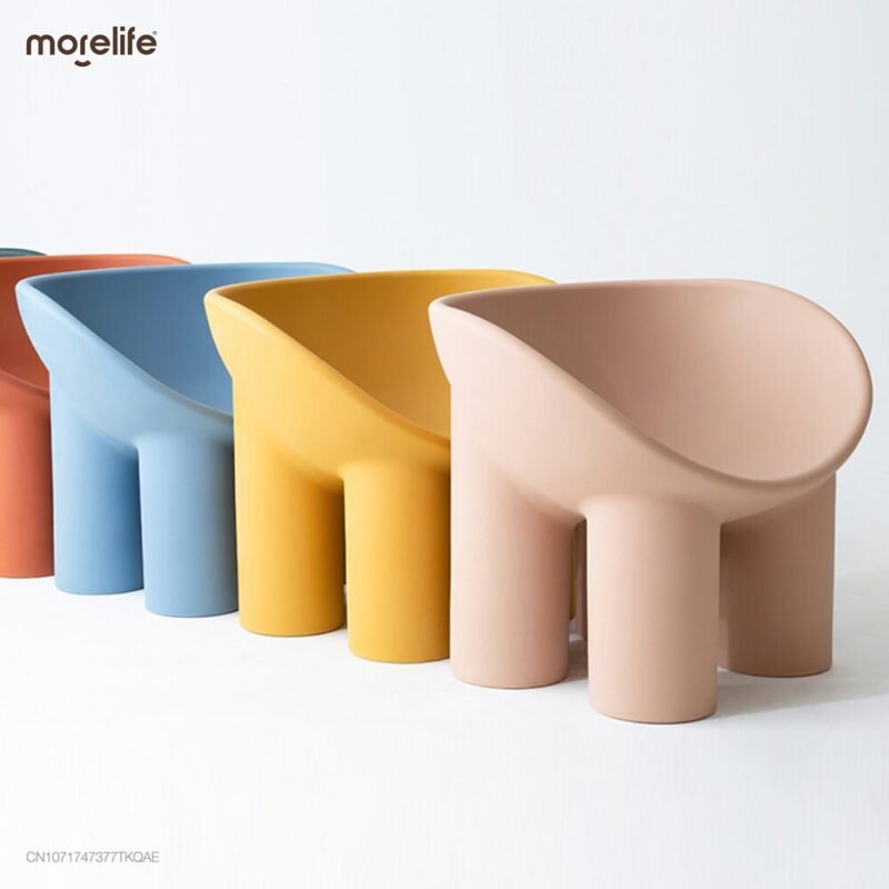 Nordic Designer Elephant Leg Chair Internet-Popular Homestay Single-Seat Sofa Chair Creative Comfort Outdoor Recliner Morelife 6