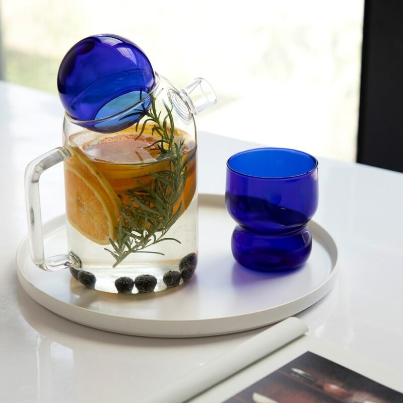 Glass Pitcher Cute Teapot Glass Set Tea Sets Kettle Cup Set Glass Mug Tea Cups Teaware Teapots Heat Resistant Glass 4