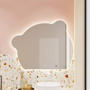 Irregular Craft Wall Mirror Makeup Large Aesthetic Kawaii Large Decorative Mirror Living Room Espejo Ducha House Accessories 1