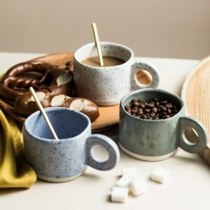 Creative Retro Coffee Mug Handle Cup Milk Cups Japanese Ceramic Mugs Milk Cup Tumbler 200ml 1
