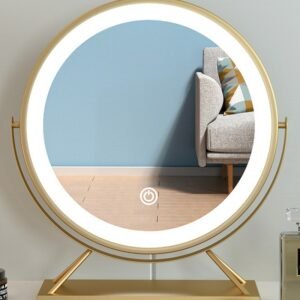 Makeup Decorative Mirror Light Led Touch Switch Desk Vanity Smart Decorative Mirror Aesthetic Espejos Con Luces Home Decor 1