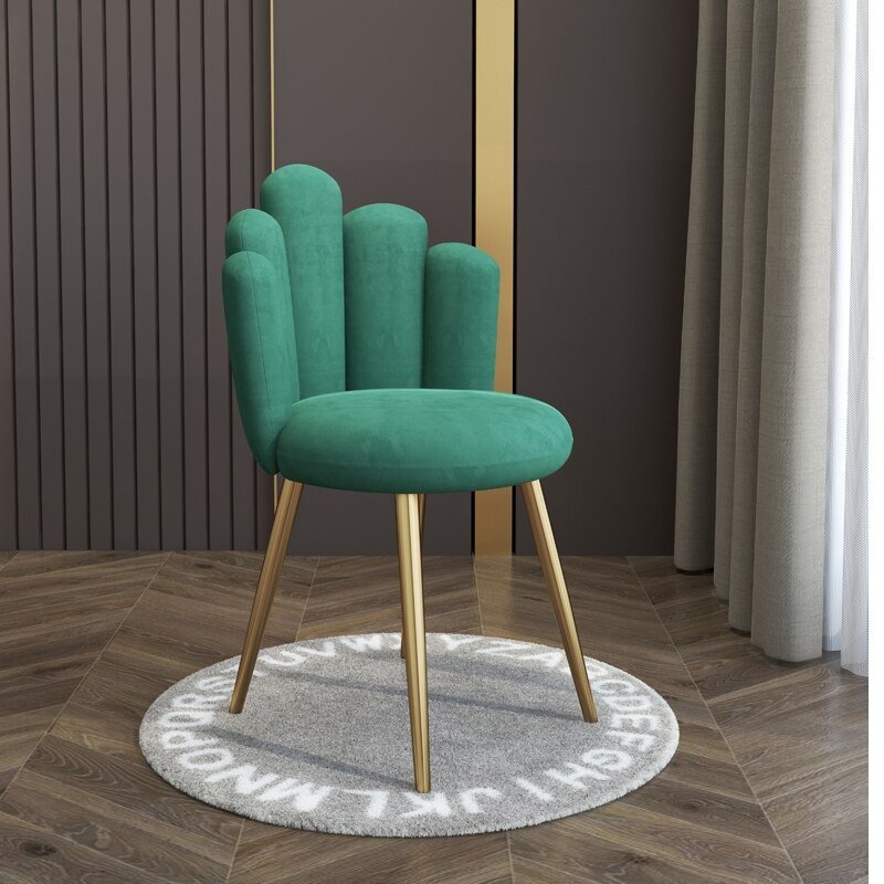 Lounge Office Dining Chairs Design Bedroom Gaming Metal Cafe Luxury Room Dining Chairs Salon Styling Sillas Home Furniture 1
