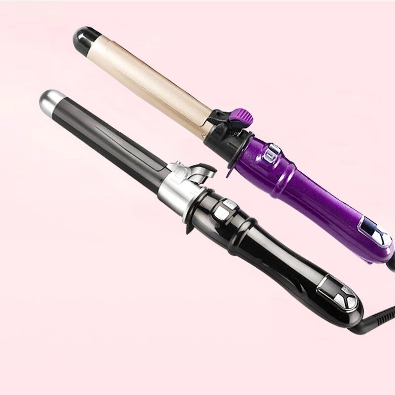 VOW Pets Rotating Electric Curling Iron Automatic Curling Iron Artifact 0 Damage Big Wave Curling Iron Professional Styling Tool 2