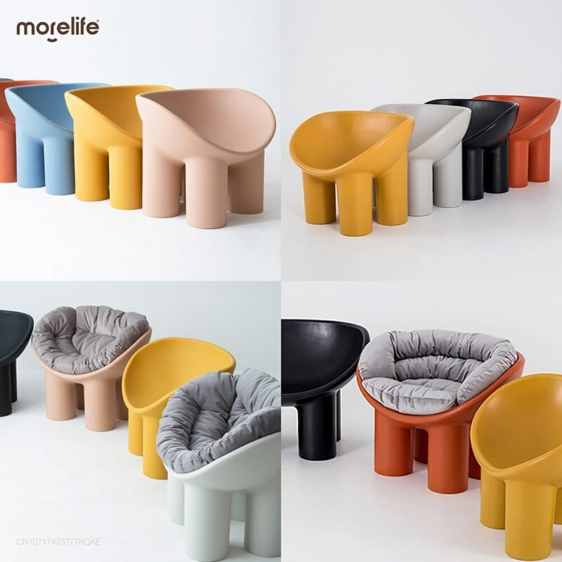 Nordic Designer Elephant Leg Chair Internet-Popular Homestay Single-Seat Sofa Chair Creative Comfort Outdoor Recliner 6