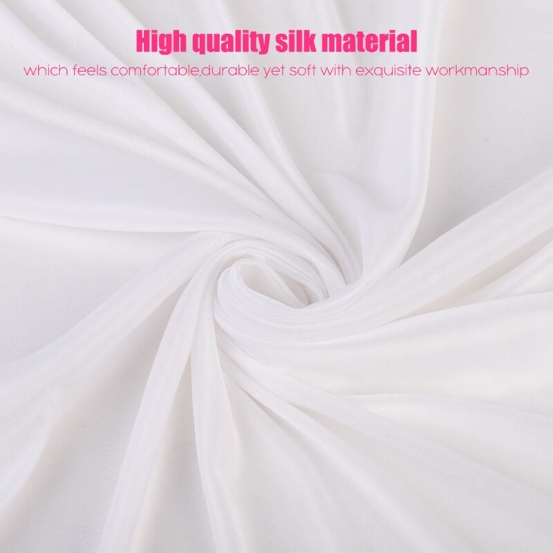 10ft X 10ft White Pleated Decoration Wedding Photography Backdrop Curtain For Celebration Stage Party Decor 4
