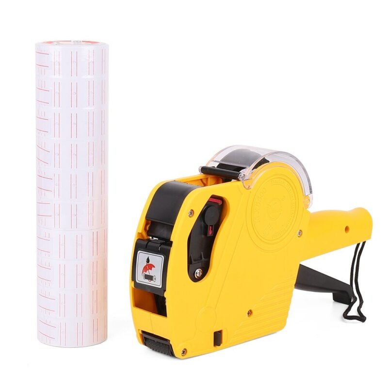 8 Digits Price Numerical Tag Gun Label Maker MX5500 EOS with Sticker Labels & Ink Refill for Office, Retail Shop 3