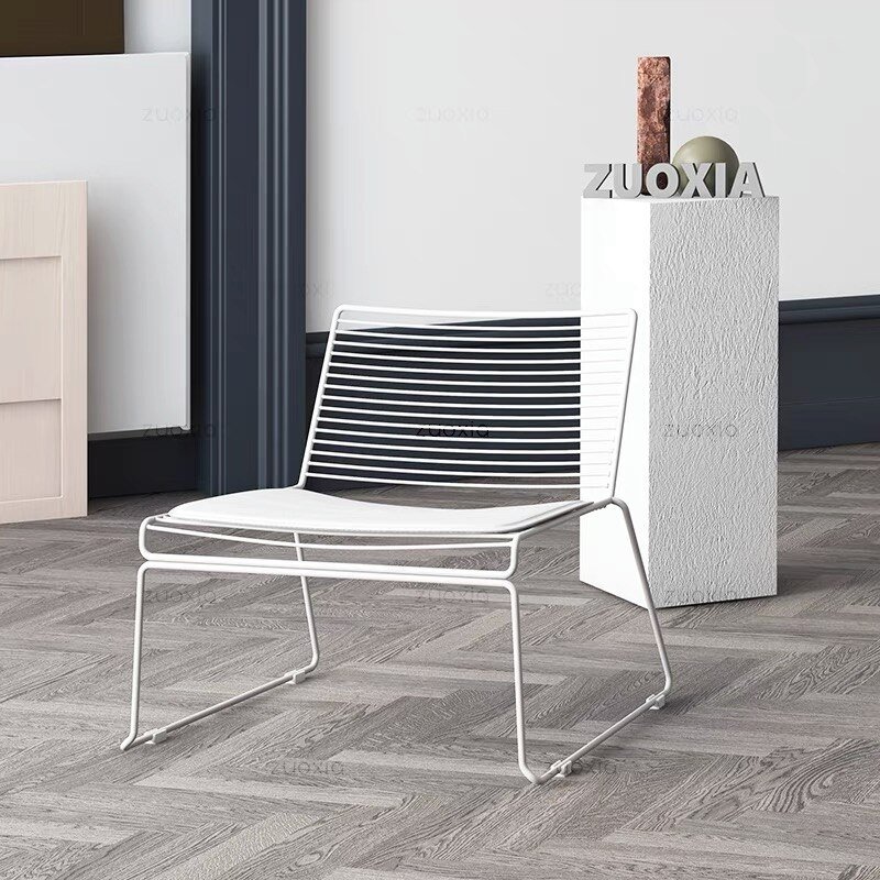 Modern Lounge Dining Chair Kitchen Luxury Relaxing Camping Dining Chair Garden Metal Sillas Comedor Furniture for Home 2