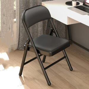 Kitchen Bedroom Nordic Dining Chair Folding Dresser Metal Office Salon Dining Chair Outdoor Modern Party Cadeira Home Furniture 1