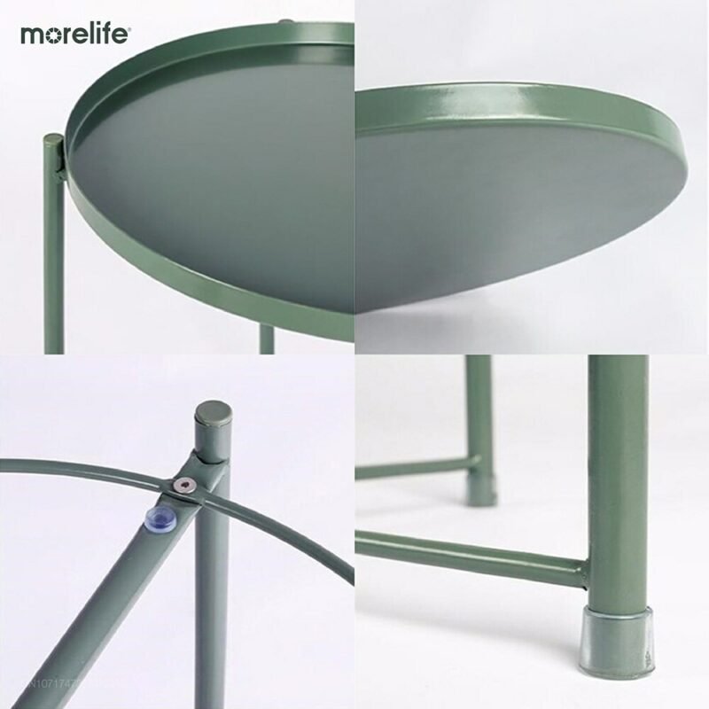 Nordic Simple Side Table Modern Minimalist Small Coffee Table Nordic Living Room Sofa Corner Table Round Balcony Side Table 5